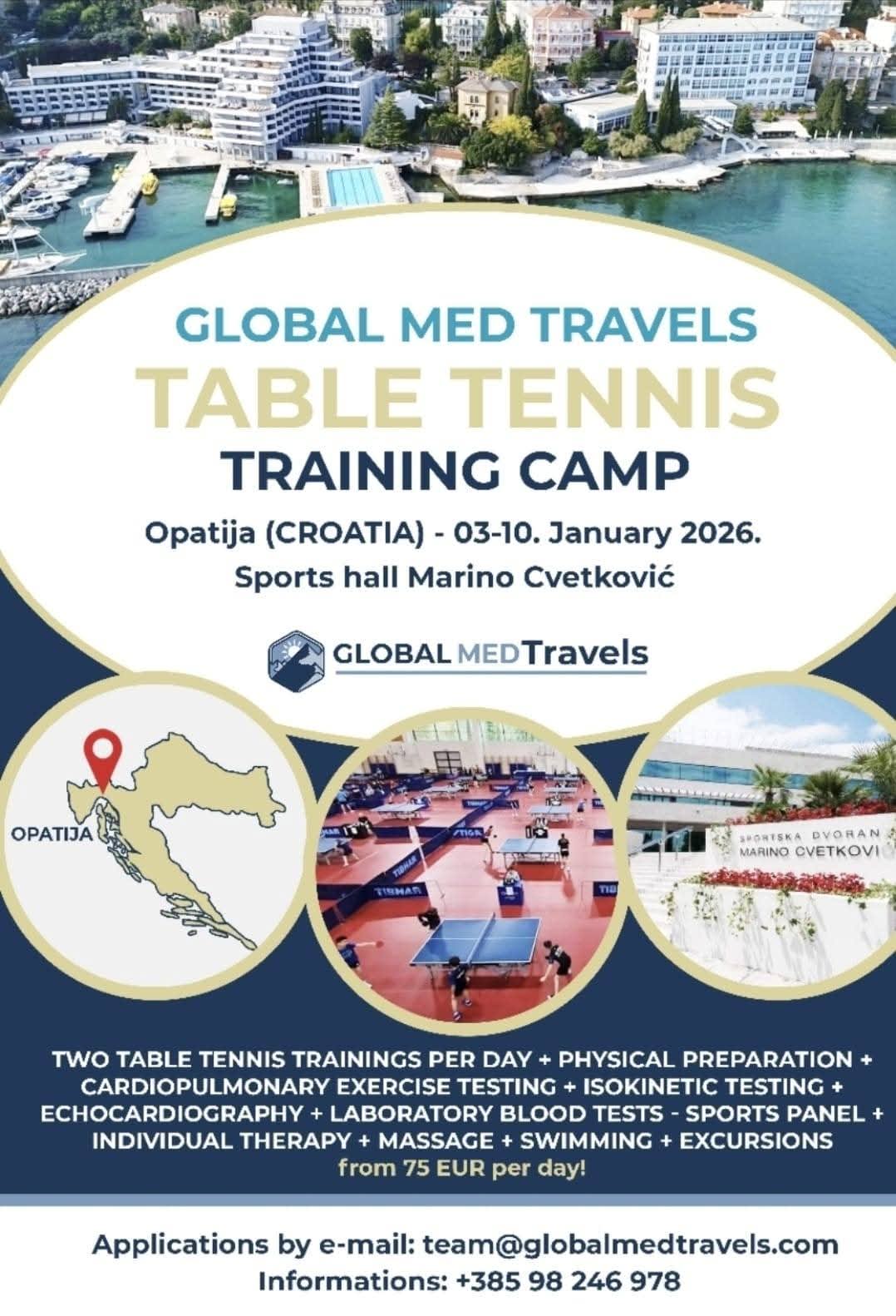 STOLNOTENISKI KAMP - OPATIJA - SIJEČANJ 2026.